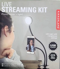 Live Streaming Lighting Kit- Kikkerland