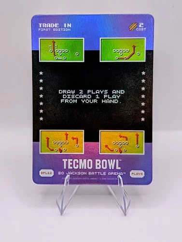 2026 Battle Arena Tecmo Bowl Rare Battlefoil Bonus Play `Trade In` BPL12