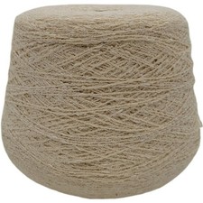 1980s Vintage Rose Mills Style 857P Natural Oatmeal Beige Lot 8906 Yarn Cone