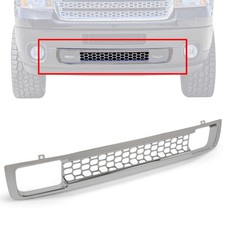 For Gmc Sierra 2500hd 3500hd Denali 11-14 Front Bumper Lower Grille Grill Chrome