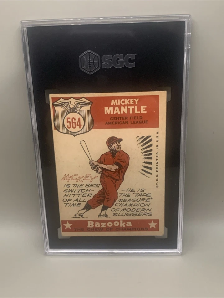 1959 Topps - Alto #Mickey Mantle All Star #564 Yankees Calificado 4 En muy buen estado/excelente Foto 3 de 4