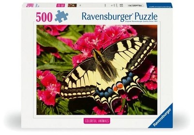 Erwachsenenpuzzle ''Colorful Animals'' 500 Teile - Schmetterling Colorful Animals