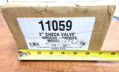 2'' Viking 11059 Brass In-Line Check Valve L-1 Groove x Groove     *PI