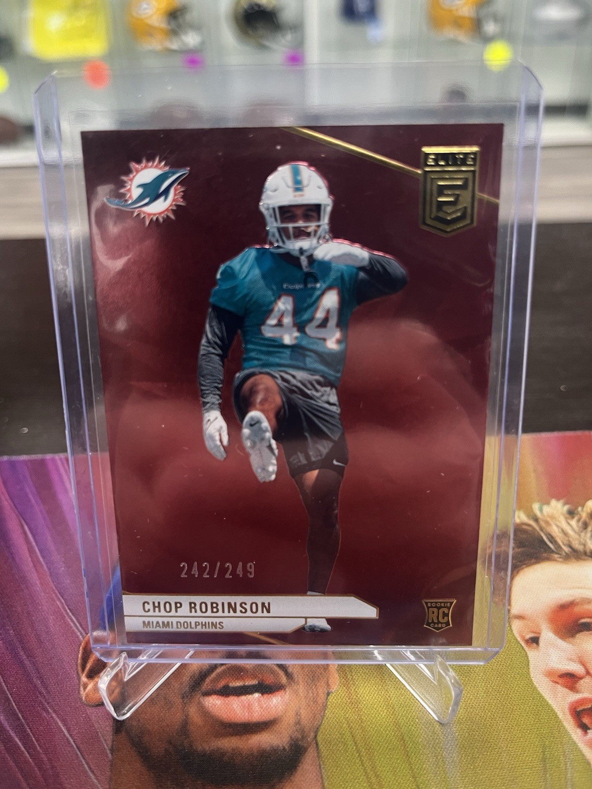 2024 Donruss Elite Football Chop Robinson Rookie Maroon /249 #140