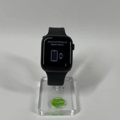 GPS Only Apple Watch Series 7 45MM Black Aluminum Black Sport Band NKN53LW/A