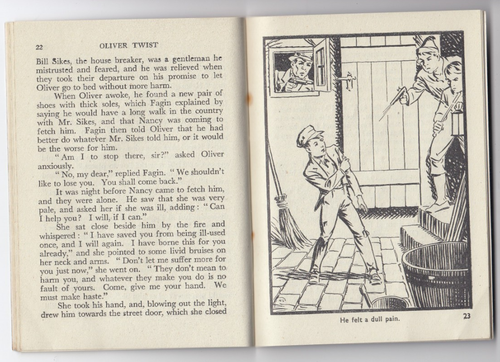 Dickens, OLIVER TWIST, TOLD FOR CHILDREN, Tuck circa 1940 - Picture 7 of 10