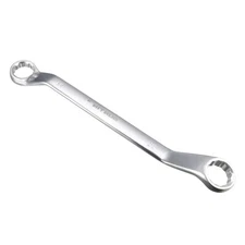22mm x 24mm Metric 12 Points Offset Double Box End Wrench Chrome Plated Cr-V