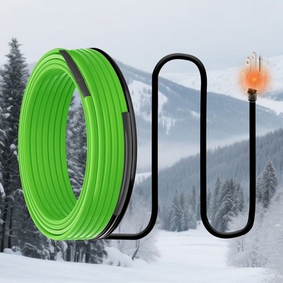 MAXKOSKO Energy-Efficient Self-Regulating Pipe Heat Cable -Heavy-Duty