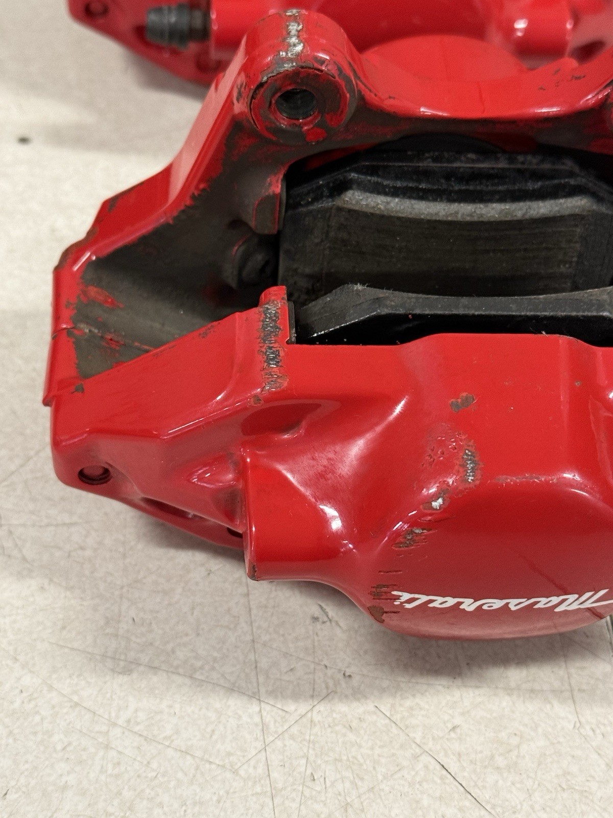Maserati Quattroporte GranTurismo Brembo Brake Caliper Full Set Red OEM