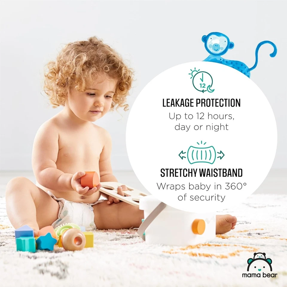 Pañales de tacto suave Mama Bear, talla 6, 27 unidades Foto 4 de 4