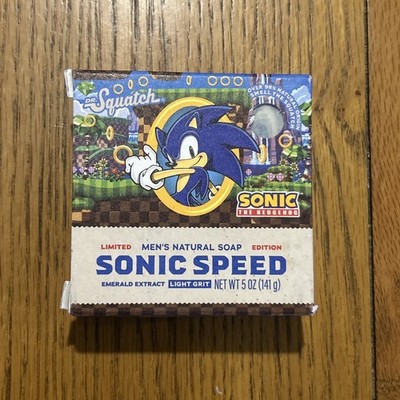 Limited Edition Dr. Squatch Sonic The Hedgehog Speed Bricc Herren Naturseife