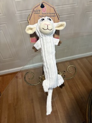 Pally Paws Very Solf  Lamb Clinker  Squeaky Plush Dog Toy - 14  Sheep  