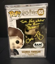 Funko Pop! #65 Harry Potter Seamus Finnigan Signed By Devon Murray w/ QUOTE SWAU