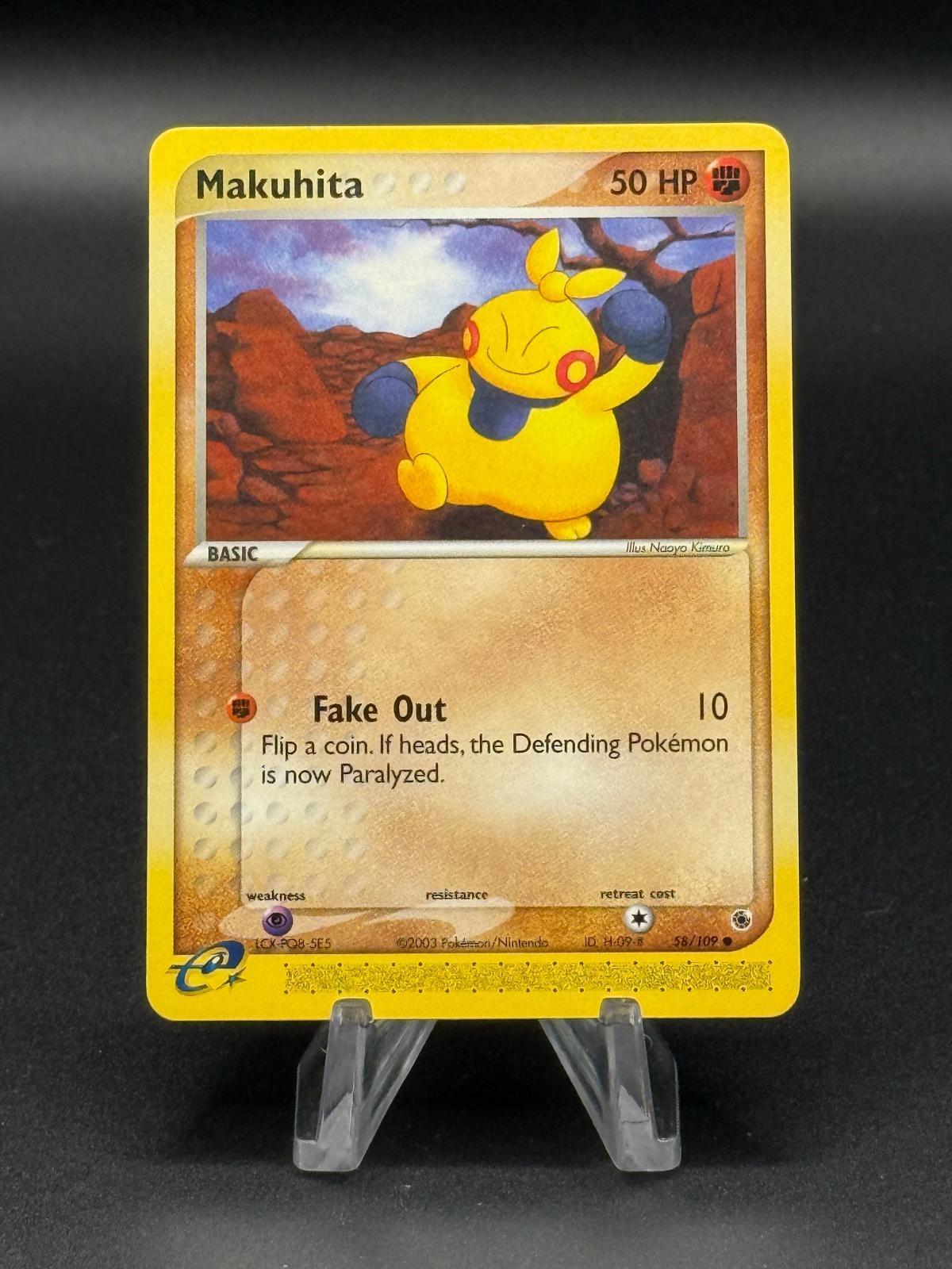 Makuhita 58/109 Common Ruby & Sapphire Pokemon Lightly Played