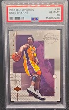 Upper Deck 2001 U.D. Ovation Kobe Bryant #38 PSA 10 Gem Mint Graded ~ Lakers