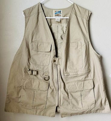 Travelsmith Womens Safari Fishing Vest 1X Khaki