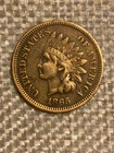 1865 Indian Head Cent: Strong VF+ Details, Cleaned