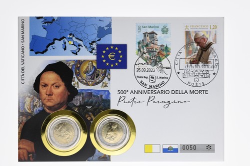 2 Euro + 50 Cent Numisbrief Vatikan - Numisbriefe zur Auswahl Münze + Briefmarke - Bild 75 von 75