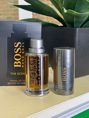 HUGO BOSS BOSS The Scent Travel Edition Gift Set Spray, 3.3 fl oz