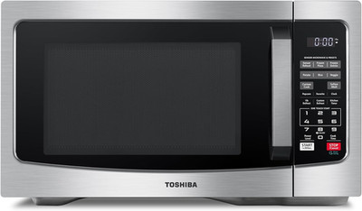 1.2 Cu Ft Silver Countertop Microwave with Smart Sensor & 12 Auto Menus