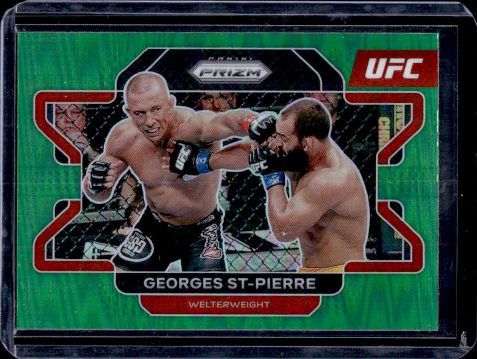 2022 Prizm UFC Georges St-Pierre Green #61