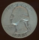 1953 D Washington Quarter KM #164  0.900 Silver 0.1808 oz Act. Silver Weight