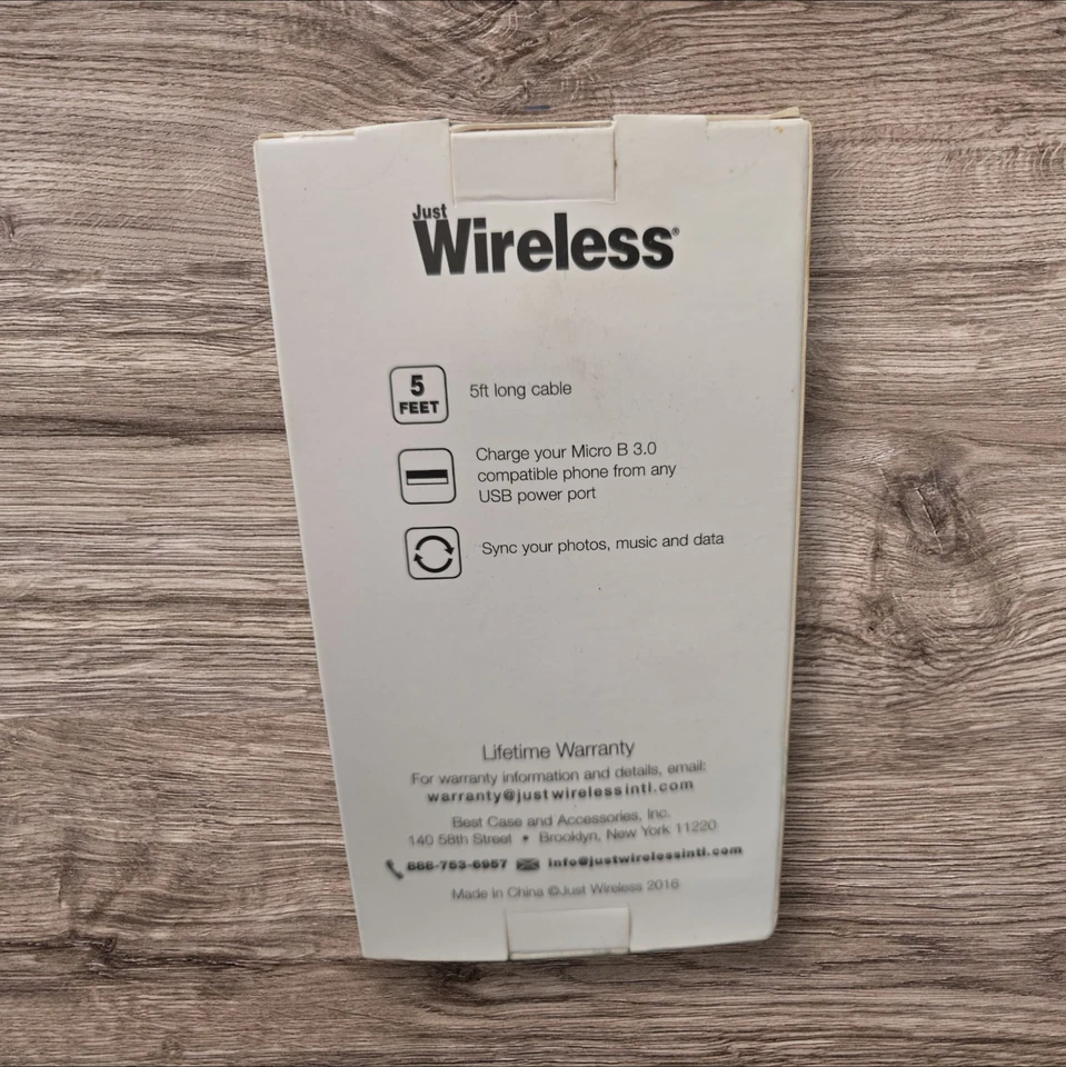 Just Wireless 5ft USB cable for Samsung MICRO B 3.0 - Image 2 of 2