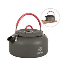 REDCAMP 0.8L Mini Outdoor Camping Kettle, Aluminum Water Pot with C... Fast Ship