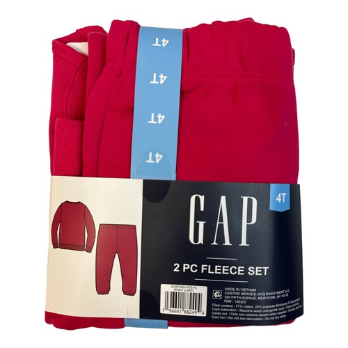 GAP Girl's Toddler 2-Piece Long Sleeve & Jogger Pant Fleece Set - Picture 2 of 4