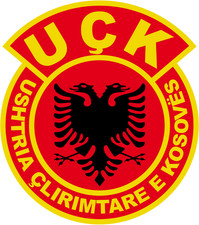 UCK Kosovo Wappen Aufkleber ca 9x11  cm Flagge Carsticker Vinylaufkleber Kontur