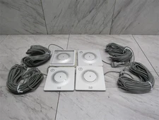 Lot of 4 Cisco (TANDBERG) TTC5-12 TelePresence Table Microphones 60 Wired
