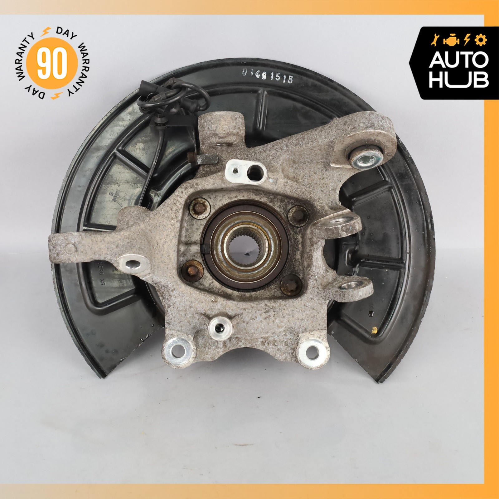 14-17 Maserati Quattroporte SQ4 M156 Rear Left Side Spindle Knuckle Hub OEM 46k
