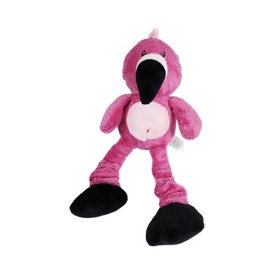 Spark Create Imagine Pink Flamingo Plush Animal Rattle Squeaks Crinkles 12 Inch