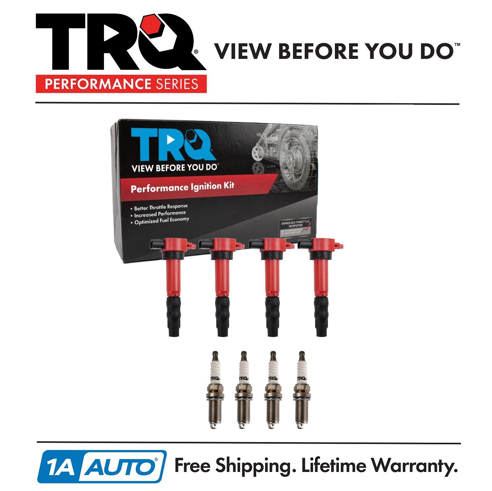 TRQ Performance Ignition Kit Red Fits Mitsubishi