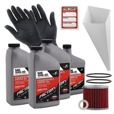 Factory Racing Parts 10W40 3.5 QT Oil Change Kit For Suzuki GS650 GS1100 49.13 per gallon