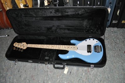Sterling StingRay 5 SUB RAY5 5-String Bass, Hard Maple Fingerboard, Chopper Blue