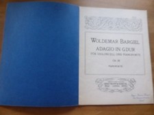 Noten Woldemar Bargiel Adagio in G Dur Opus 38 Violoncello Piano Breitkopf