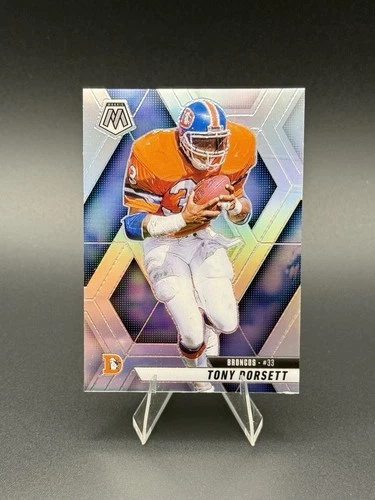 2025 Panini Mosaic Football Silver Tony Dorsett #34