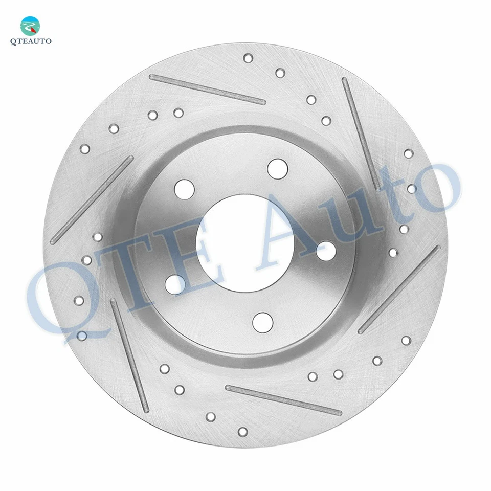 Rotores de disco de freno delanteros ranurados perforados 294 mm para Jeep Patriot 2007-2017 Foto 2 de 4