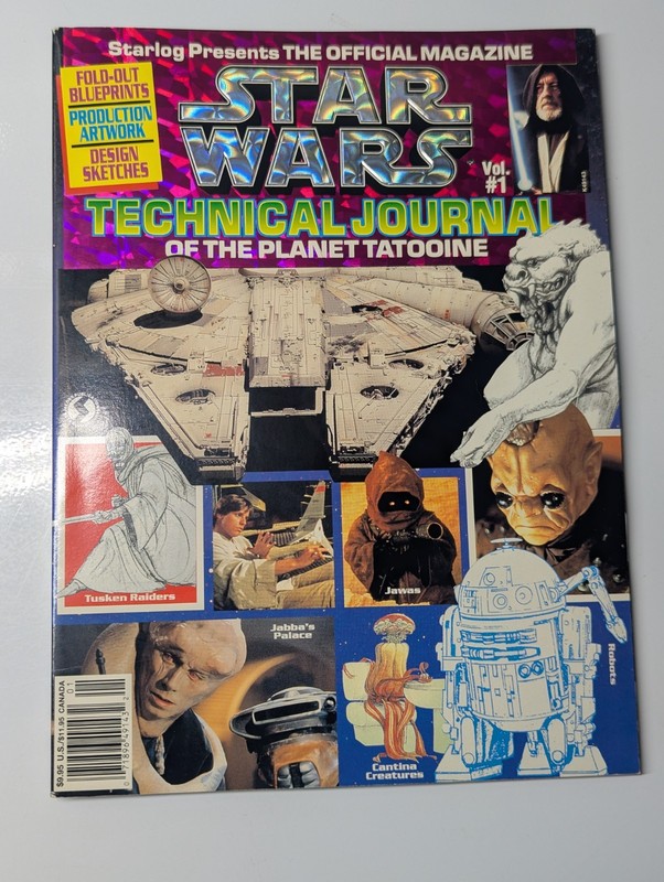 Starlog Star Wars Technical Journal Planet Tatooine Vol 1 Issue 1 Oct 1994 Fold