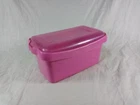 Rare 2006 LEGO Large Pink Brick Box Storage Container Bin/ Tub *Vintage*