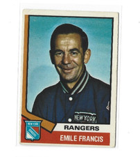 1974-75 O-Pee-Chee #9 Emile Francis CO VG