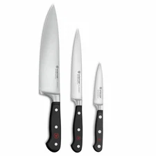 Wusthof Classic - 3 Pc. Chef’s Knife Set- Personalized Engraving Available