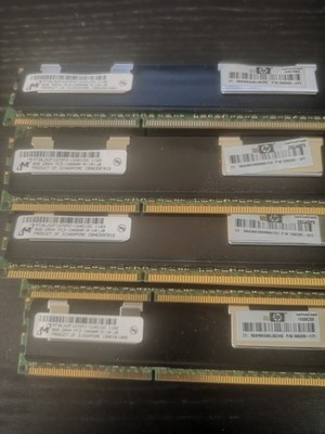 2 x  Micron MT36JSZF1G72PZ-1G4D1DD 8GB PC3-10600R DDR3-1333 Mhz ECC  RDIMM RAM