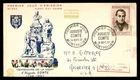 Mayfairstamps France FDC 1957 Auguste Comte First Day Cover aax_69863