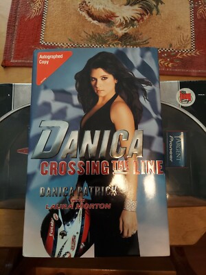 DANICA PATRICK Autograph SIGNED Danica Crossing The Line Driver Indycar Nascar 