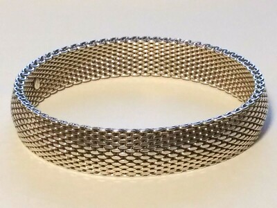 Elegant Silver Mesh Bracelet Amazon.com: Sonia Jewels Solid 925 Sterling Silver Foxtail  main image 4