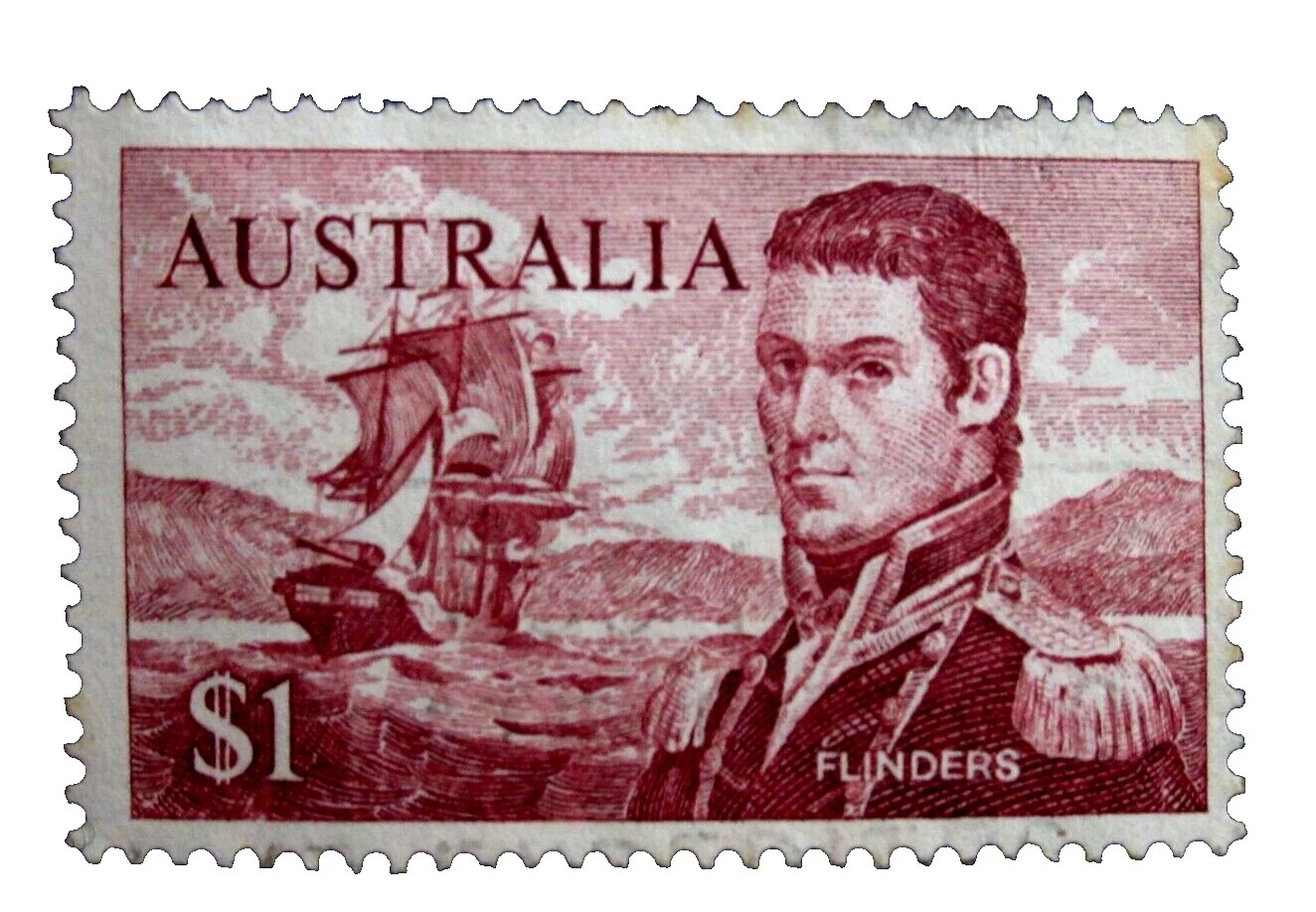 Used Postage Australian Stamp Individuals