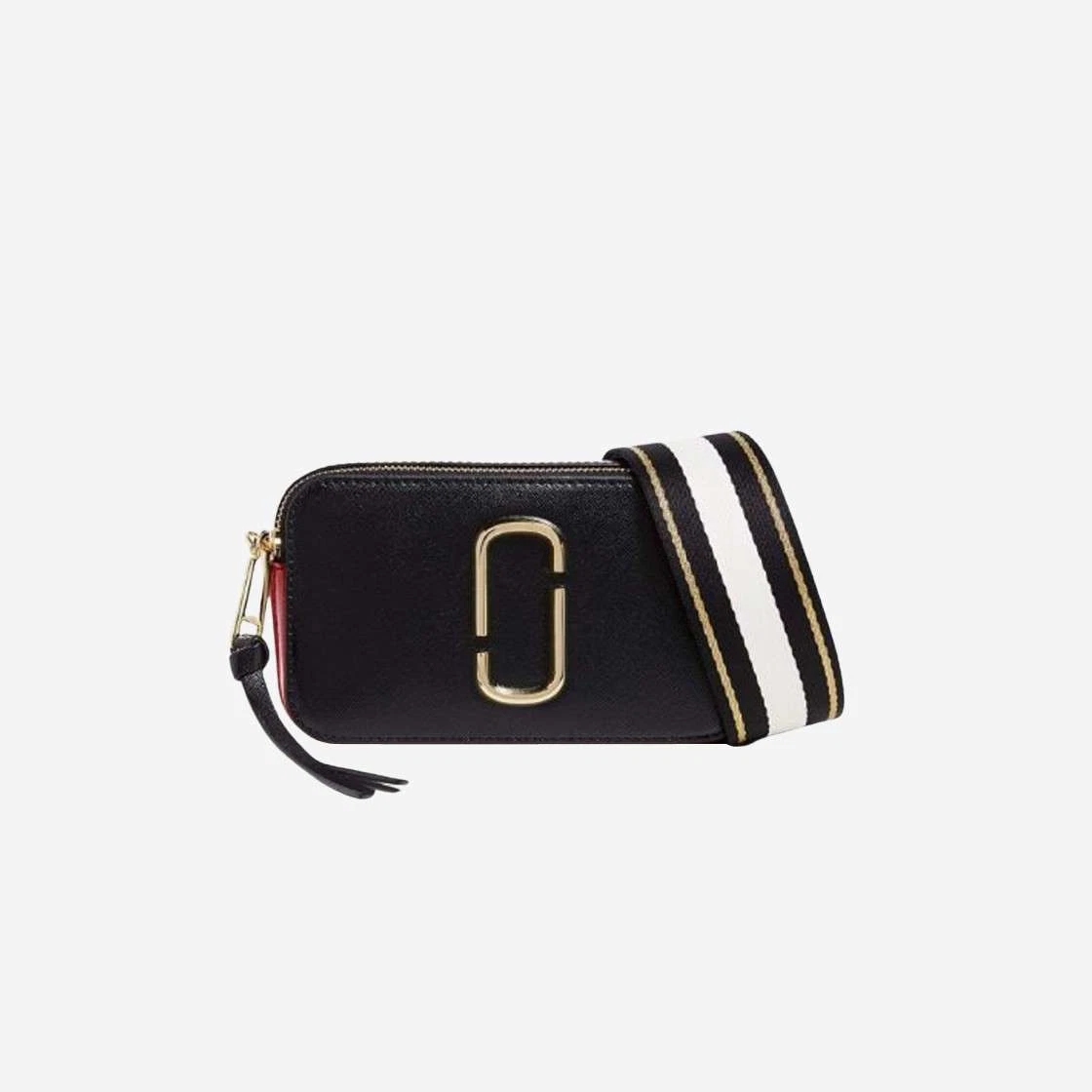 Marc Jacobs The Snapshot Small Bag New Black Multi M0012007 011 Womens