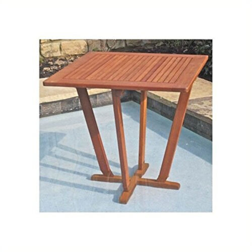 International Caravan Royal Tahiti 28 Inches Square Inverted Pyramid Table